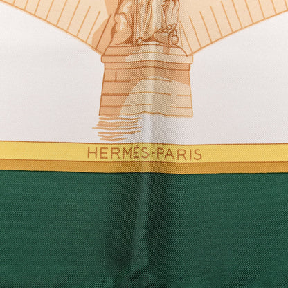 Hermes Silk Les Ponts De Paris Scarf 90 4 of 9