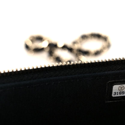 Chanel Lambskin Quilted Small Top Handle Vanity Case With Chain Black 7 of 11