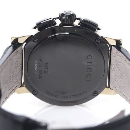 Gucci PVD Stainless Steel Calfskin 44mm G-Chrono Quartz Watch Black 4 of 6