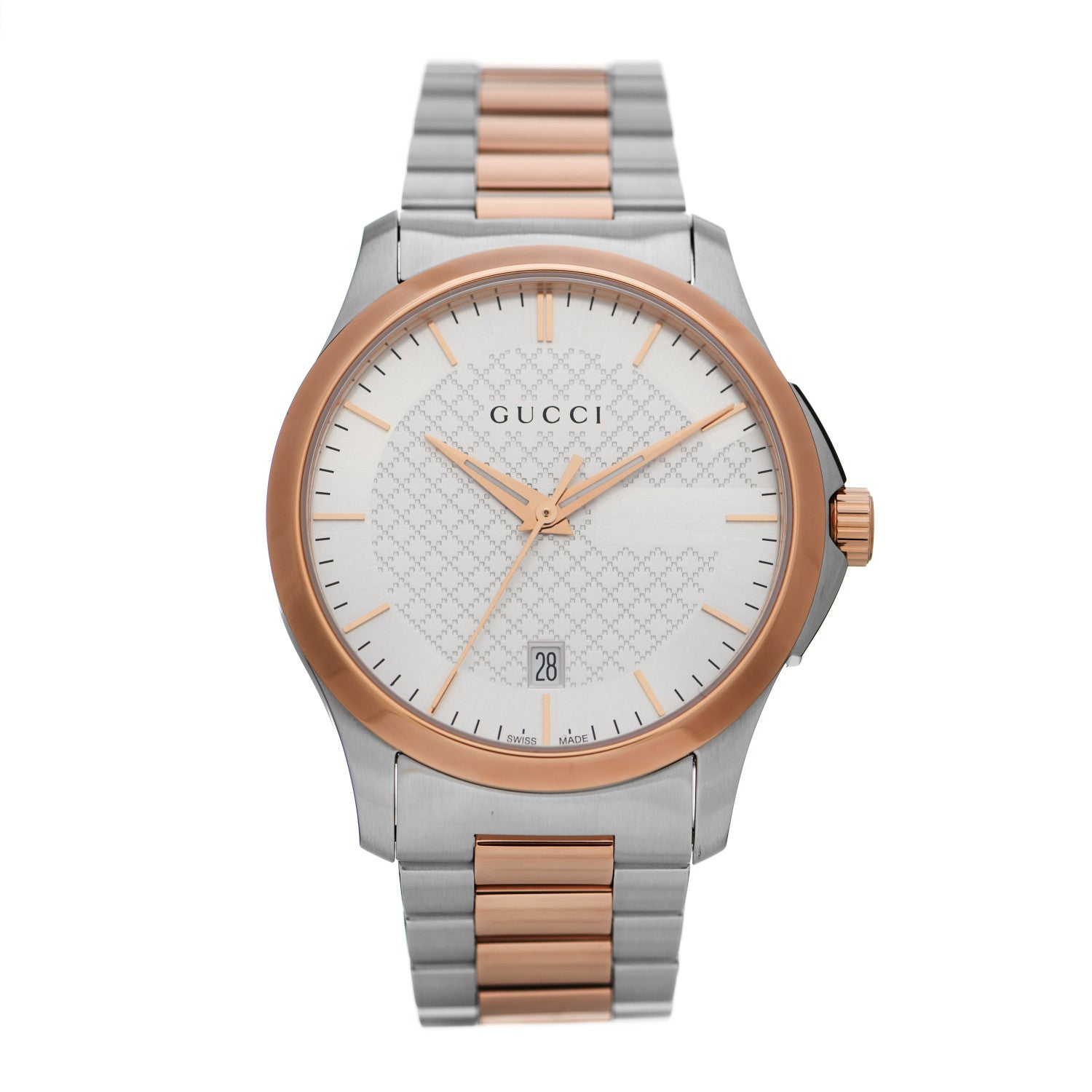 Gucci Stainless Steel 38mm G-Timeless Two Tone Quartz Watch 1 of 5