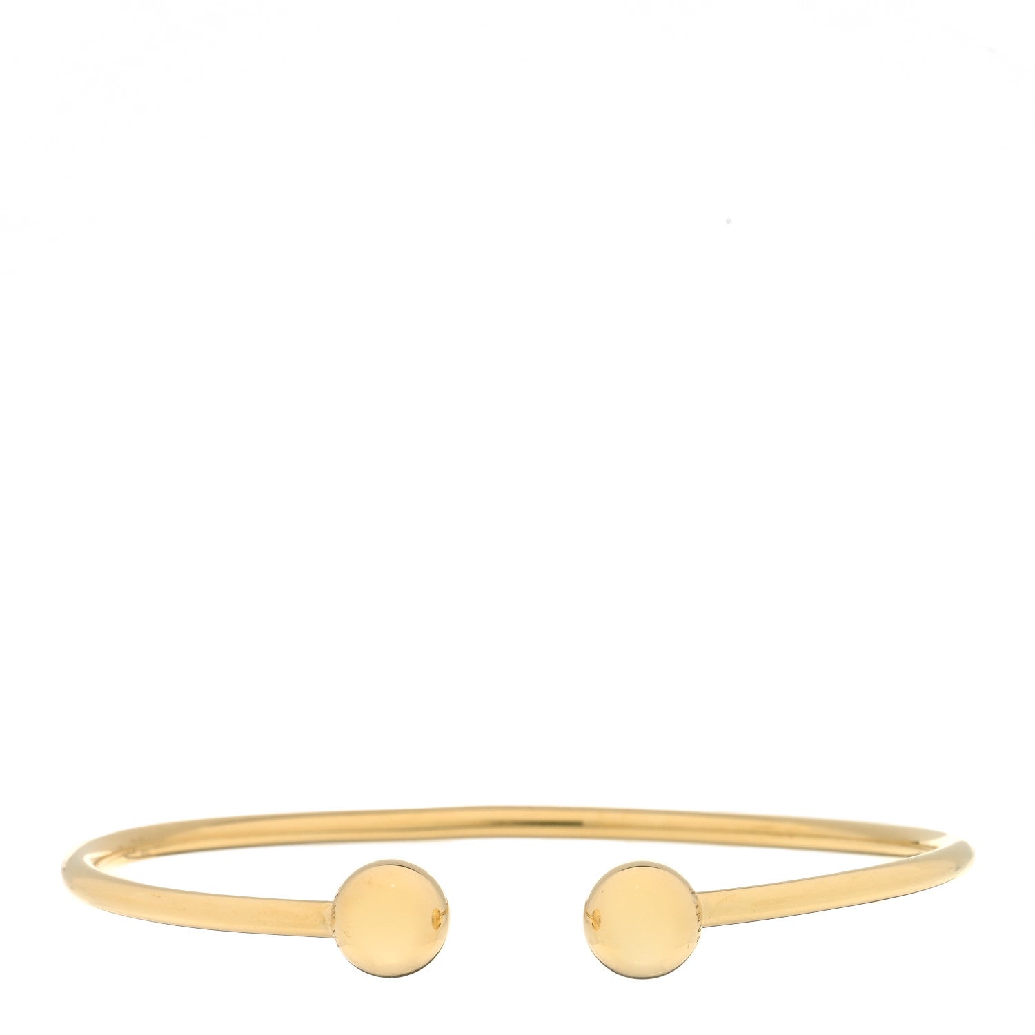 Tiffany 18K Yellow Gold HardWear Ball Wire Bracelet 1 of 3