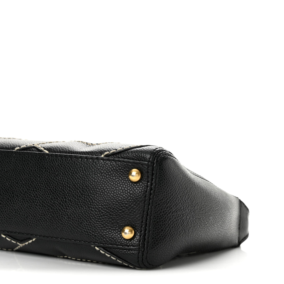 Chanel Caviar CC Stitched Small Hobo Black 10 of 13