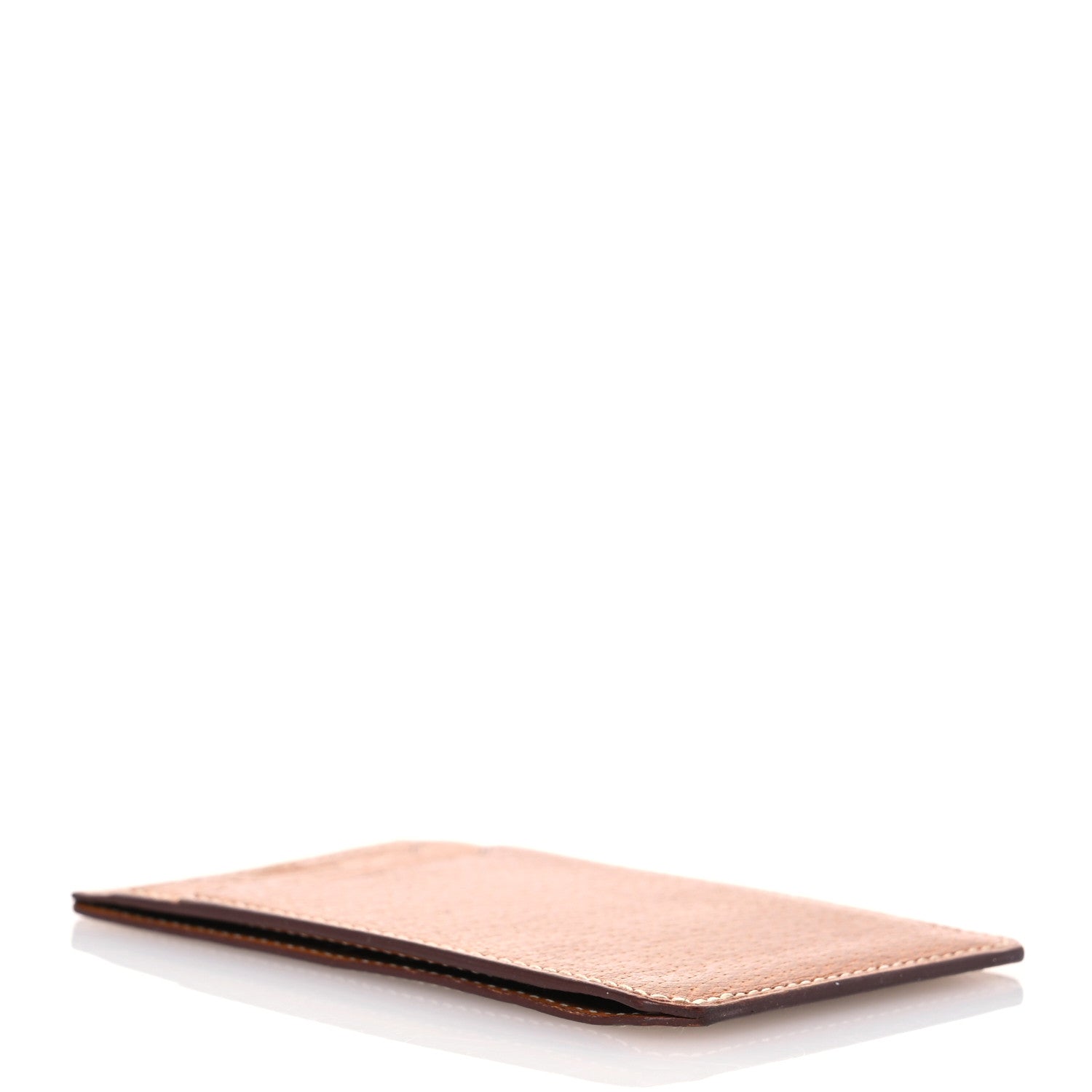 Hermes Barenia Faubourg City 3CC Card Holder Fauve 4 of 9