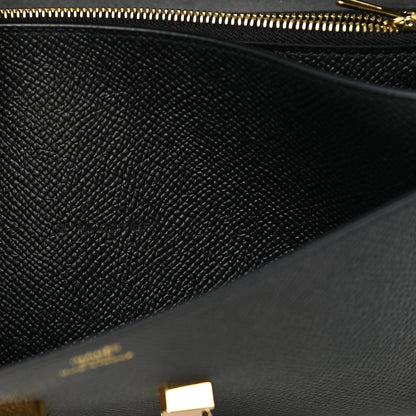 Hermes Epsom Constance Long Wallet Black 7 of 9