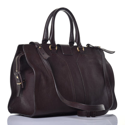 Saint Laurent Sheepskin Small Cabas ChYc Dark Brown 3 of 8