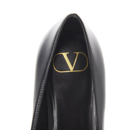 Valentino Garavani Nappa Vlogo Flats 37 Black 7 of 9