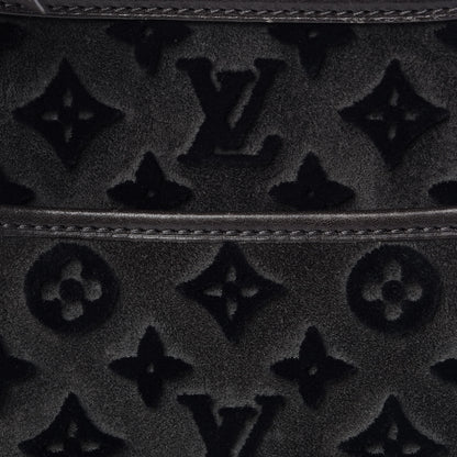 Louis Vuitton Monogram Suede Tuffetage Deauville Cube Gris 8 of 11