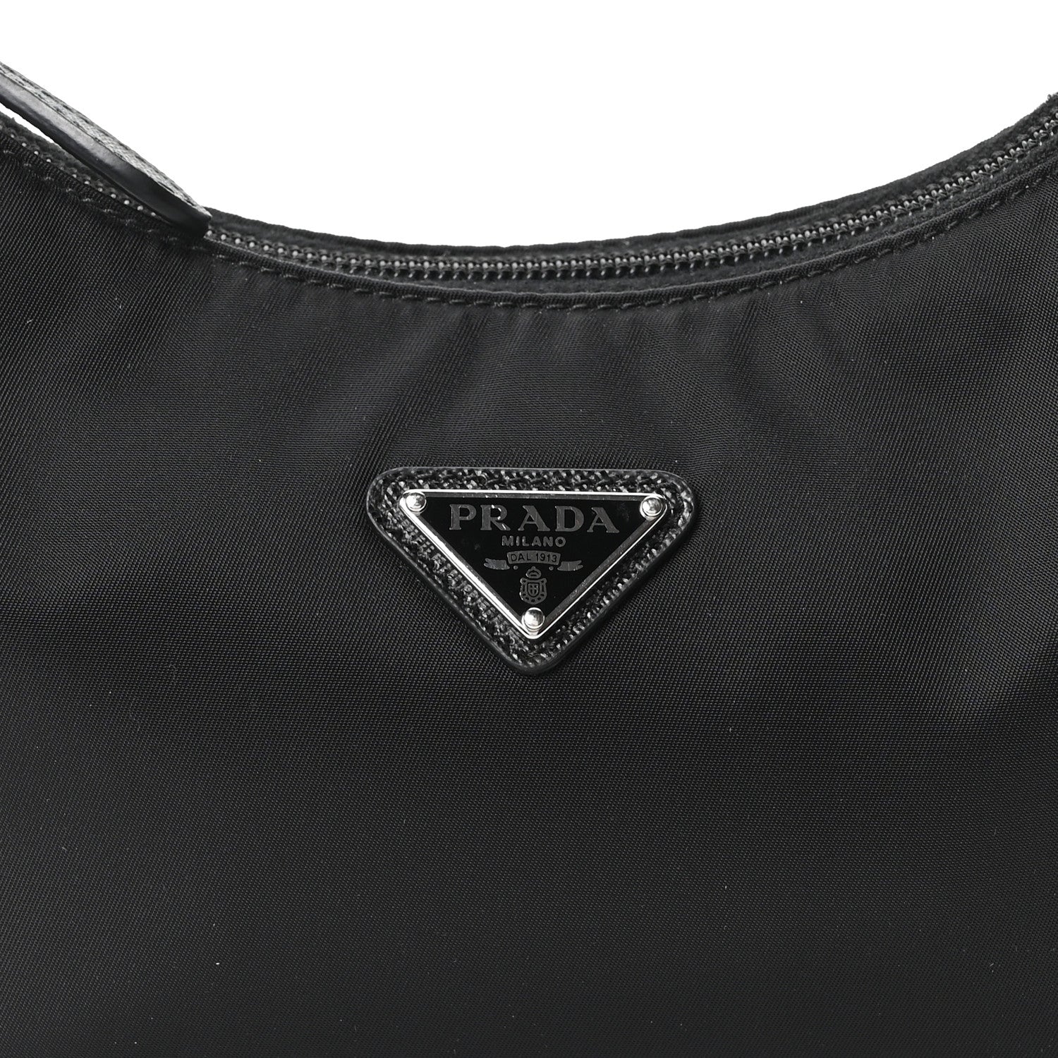 Prada Tessuto Nylon Mini Re-Edition 2000 Bag Black 8 of 10