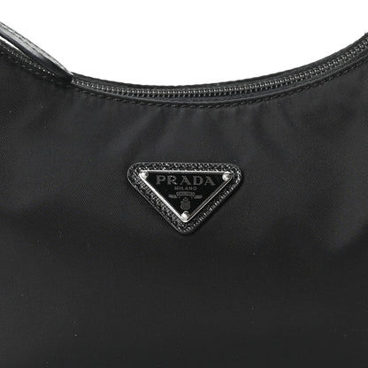 Prada Tessuto Nylon Mini Re-Edition 2000 Bag Black 8 of 10