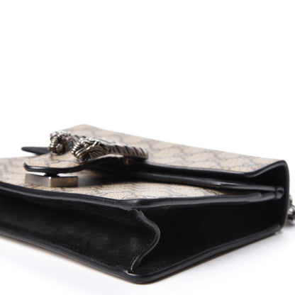 Gucci GG Supreme Monogram Mini Dionysus Shoulder Bag Black 8 of 9