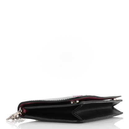 Prada Saffiano Pradamalia Mini Chain Bag Black Begonia 4 of 11