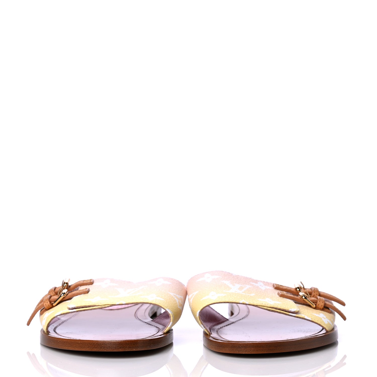 Louis Vuitton Monogram By The Pool Lock It Flat Mule 41 Pink 4 of 6