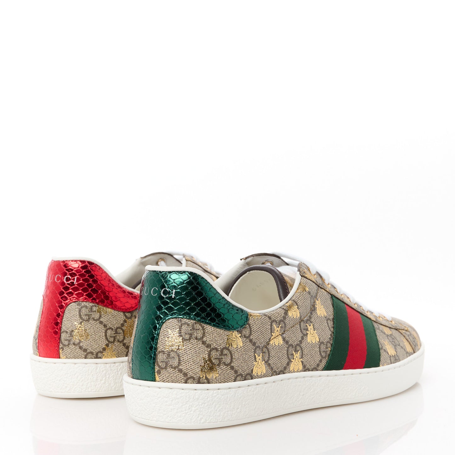 GG Supreme Monogram Ayers Mens Ace Bee Sneaker 10.5
