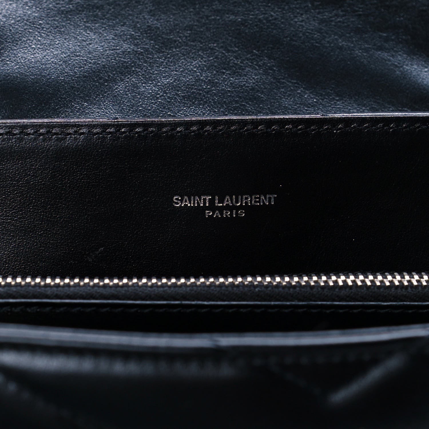 Saint Laurent Calfskin Y Quilted Monogram Medium Loulou Chain Satchel Black 6 of 12
