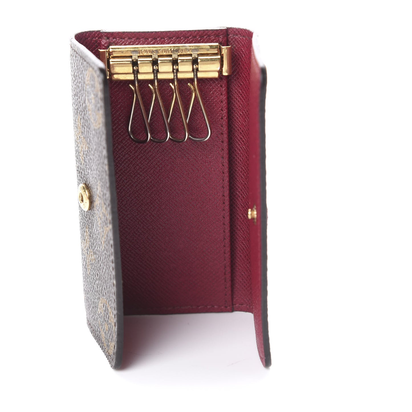 Monogram 4 Key Multicles Holder Fuchsia
