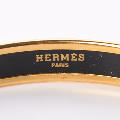 Hermes Enamel Printed Stripes Narrow Bracelet 70 4 of 5