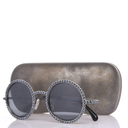 Chanel Pearl Round Sunglasses 71138 Grey 7 of 7