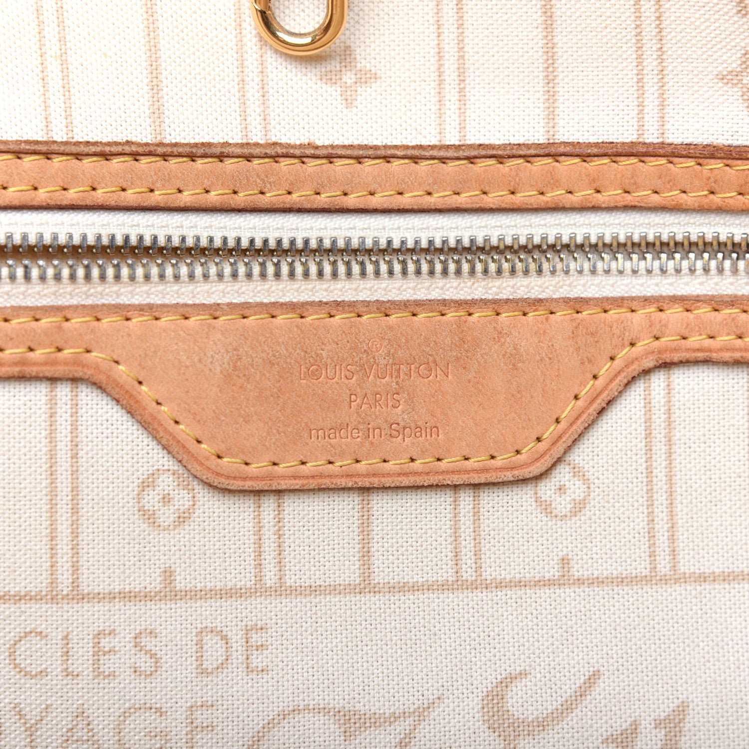 Louis Vuitton Damier Azur Neverfull MM 8 of 37