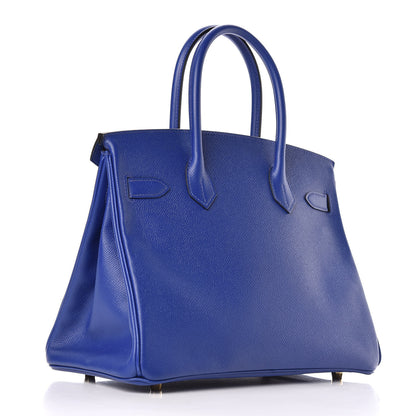 Hermes Epsom Birkin 30 Bleu Electrique 3 of 37
