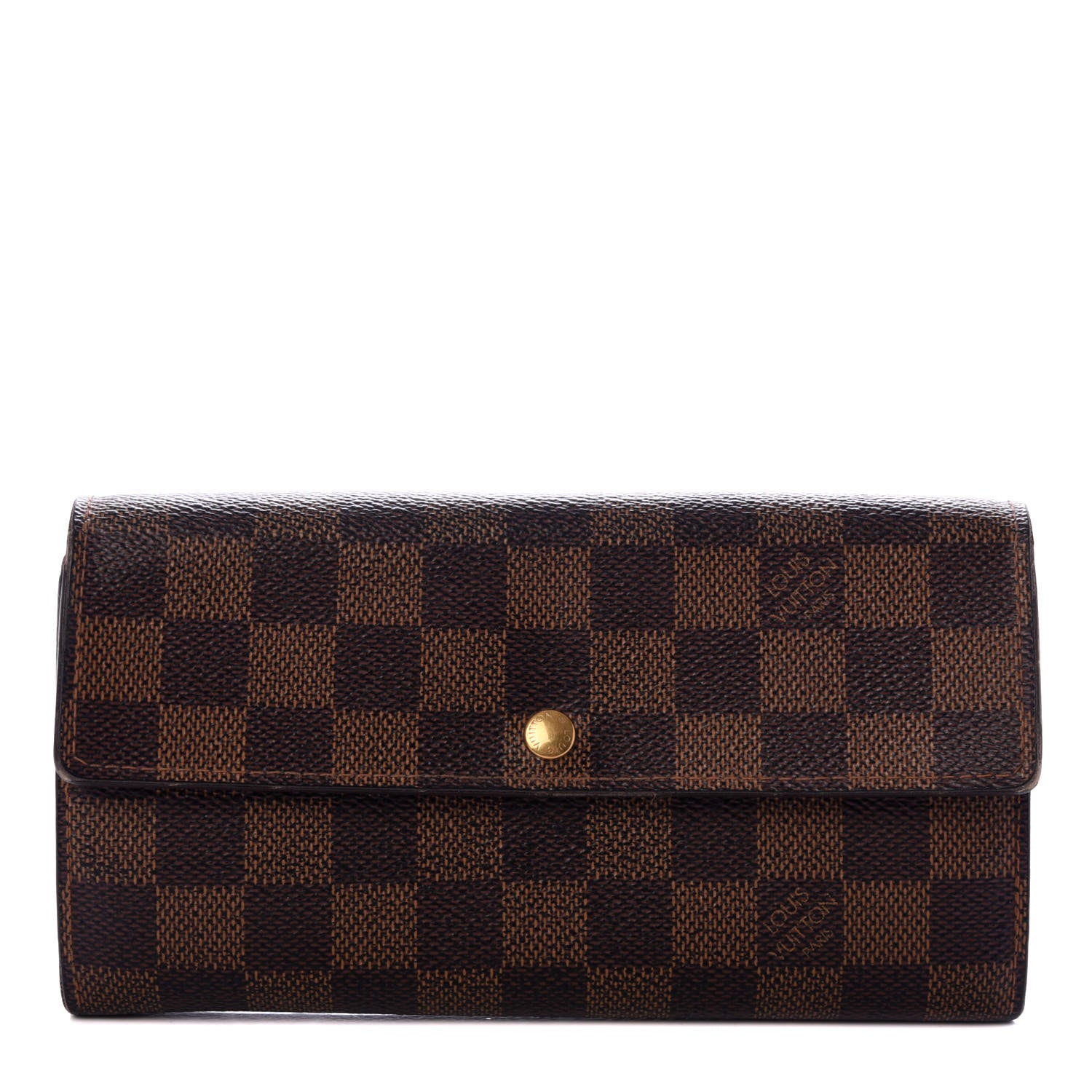 Louis Vuitton Damier Ebene Sarah Wallet 1 of 10
