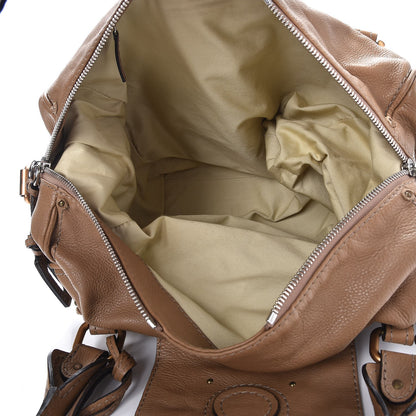Chloe Calfskin Paddington Front Pocket Tote Taupe 5 of 8