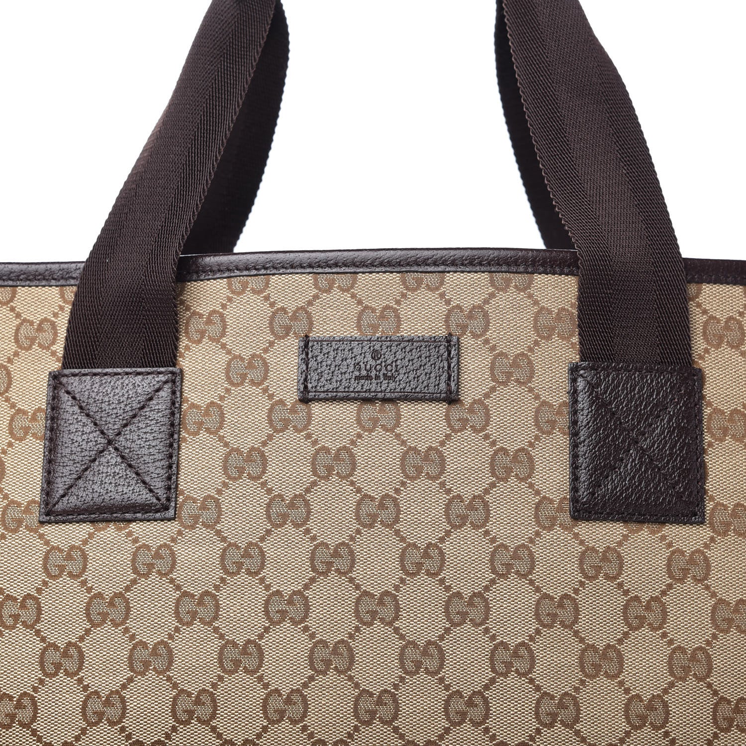 Louis Vuitton GUCCI GG Monogram Medium Handle Vertical Tote Brown 10 of 10