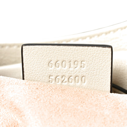 Gucci Wonka Grain Calfskin Small Diana Tote Bag Mystic White Orange Fluo 7 of 11