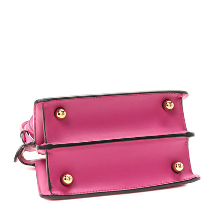 Fendi Shiny Nappa Petite Peekaboo I SEE U Satchel Ciclamino Pilar 4 of 9