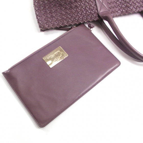 Bottega Veneta Woven Medium Cabat Tote Lilac LTD ED 7 of 9