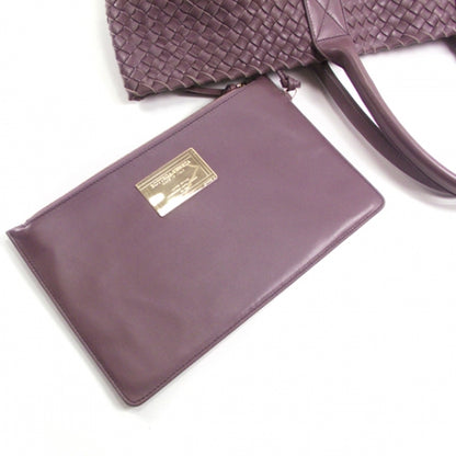 Bottega Veneta Woven Medium Cabat Tote Lilac LTD ED 7 of 9