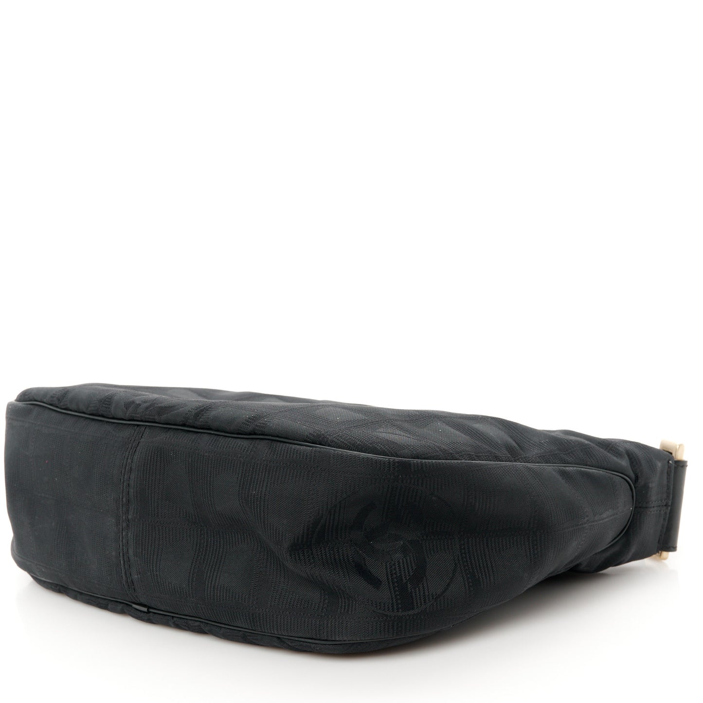 Nylon Travel Hobo Black