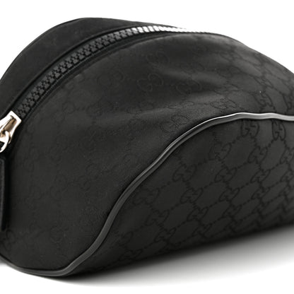 Gucci Nylon Monogram Fanny Pack Belt Bag Black 9 of 10