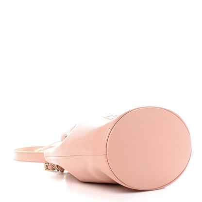 Chanel Caviar Deauville Drawstring Bucket Bag Light Pink 3 of 8