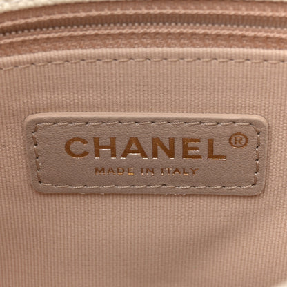 Chanel Shiny Caviar Quilted Small Chain Melody Flap White 6 of 11