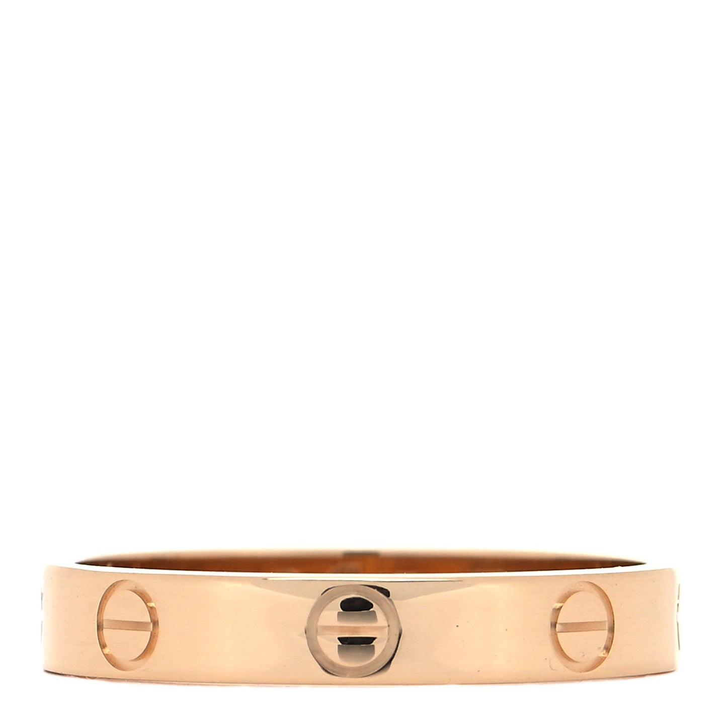 18K Yellow Gold 3.5mm LOVE Wedding Band Ring 58 8.25