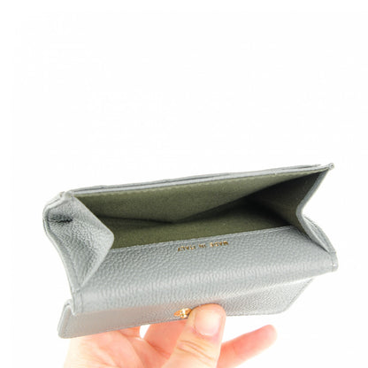 Chanel Caviar Quilted Boy Flap Card Holder Grey 8 of 8