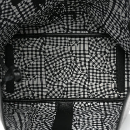 MCM Visetos Medium Liz Reversible Shopper Tote Black 7 of 15