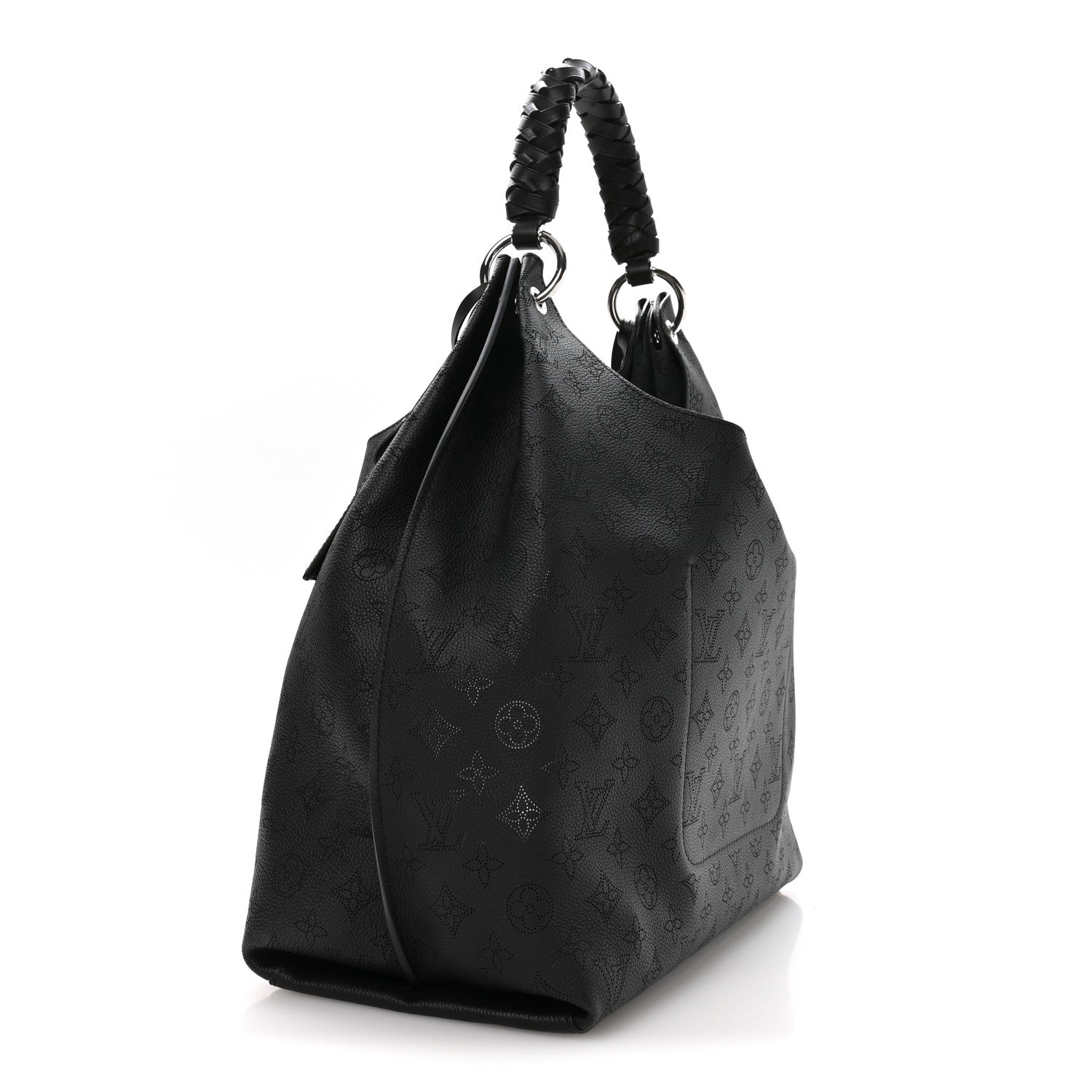 Louis Vuitton Mahina Carmel Hobo Black 3 of 9