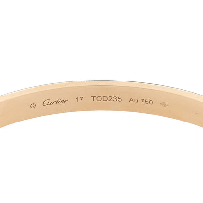 Cartier 18K Yellow Gold LOVE Bracelet 17 3 of 5