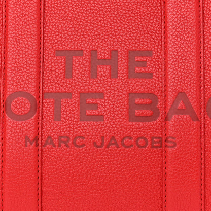 Marc Jacobs Grained Calfskin Small The Tote Bag Red 8 of 10