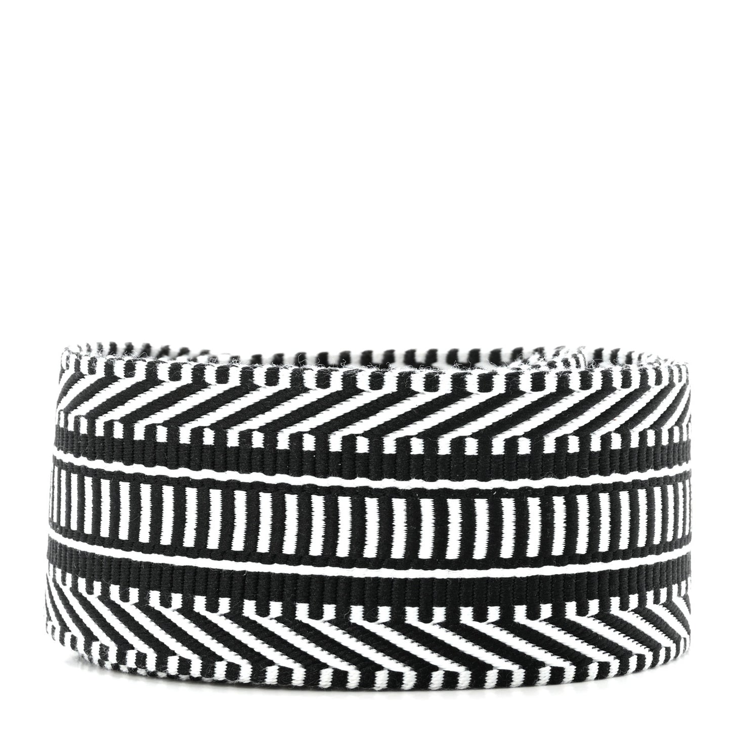 Toile Swift 50mm Sangle Cavale Shoulder Strap Black Ecru