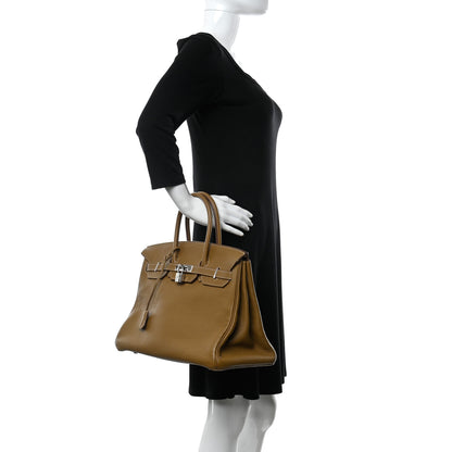 Hermes Taurillon Clemence Birkin 35 Kraft 2 of 12