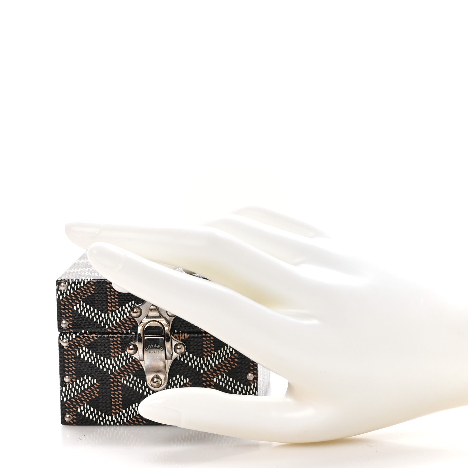 Goyard Goyardine Precious Metals Regence Mini Trunk Black 2 of 11