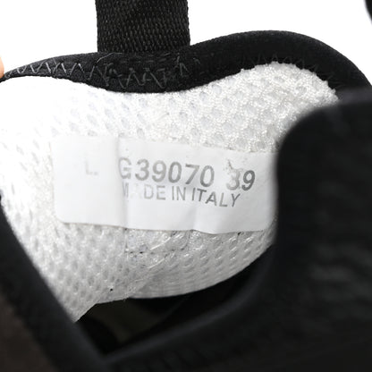 Chanel Fabric Suede CC Sneakers 39 Black Dark Grey 9 of 10