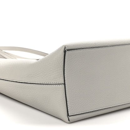 Valentino Garavani Grained Calfskin Rockstud Shoulder Tote Perla 8 of 9