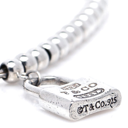 Tiffany Sterling Silver 1837 Lock Charm Bead Bracelet 5 of 5