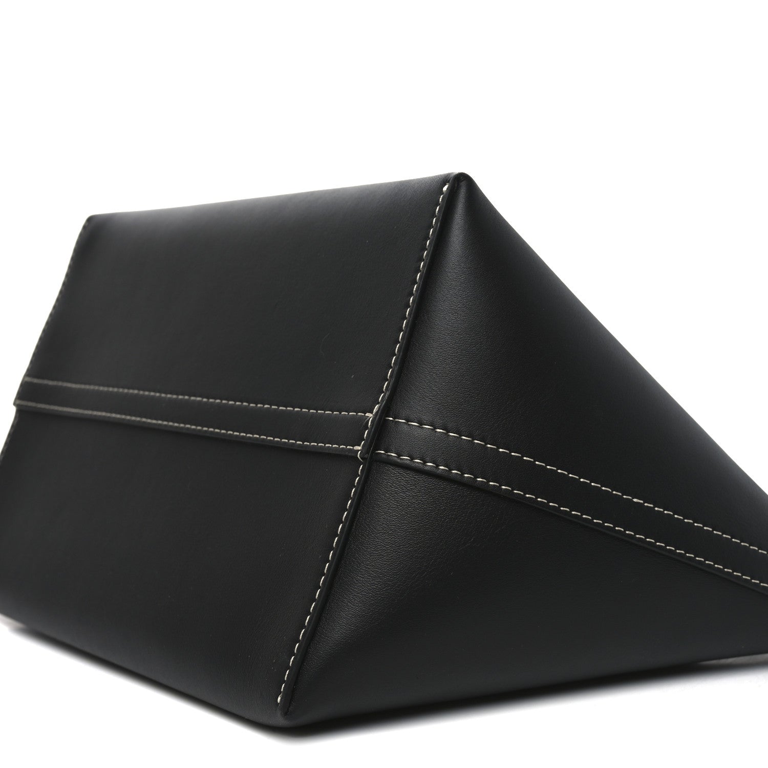 Burberry Soft Calfskin Small Pocket Tote Bag Black 9 of 9