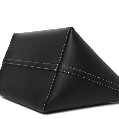 Burberry Soft Calfskin Small Pocket Tote Bag Black 9 of 9