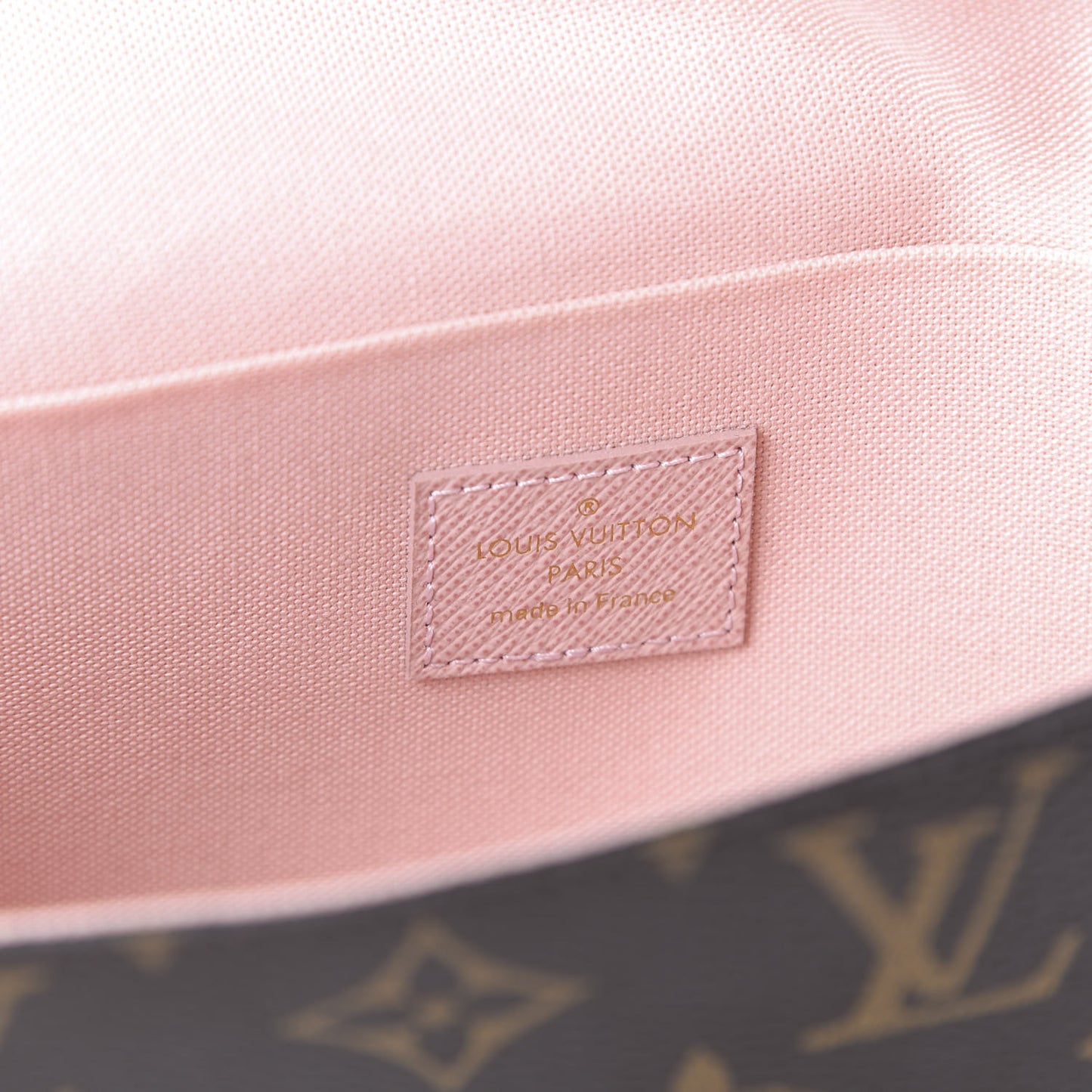 Monogram Valentine Dog Pochette Felicie Chain Wallet