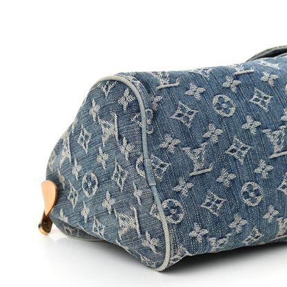 Louis Vuitton Monogram Denim Neo Speedy Blue 8 of 9